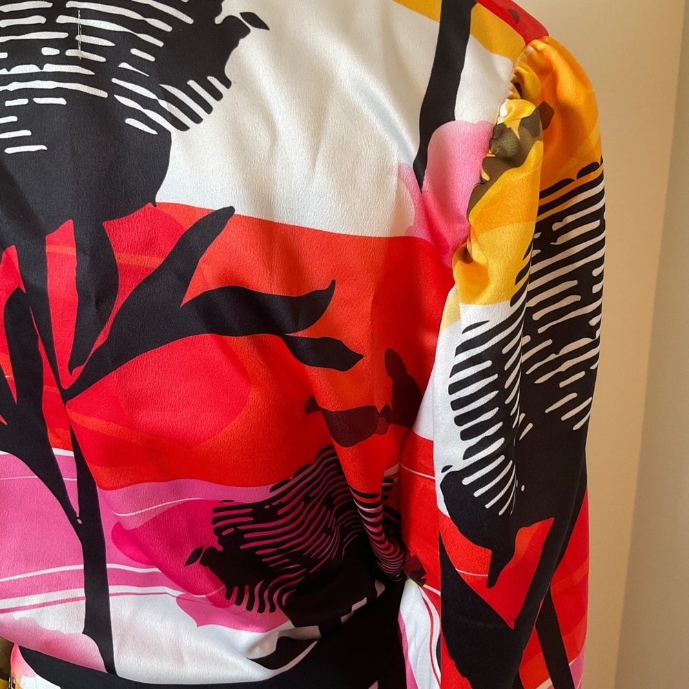 Francisca Amatista Maxi Dress | Long Sleeve | Abstract | NWT | Large - Picture 9 of 15